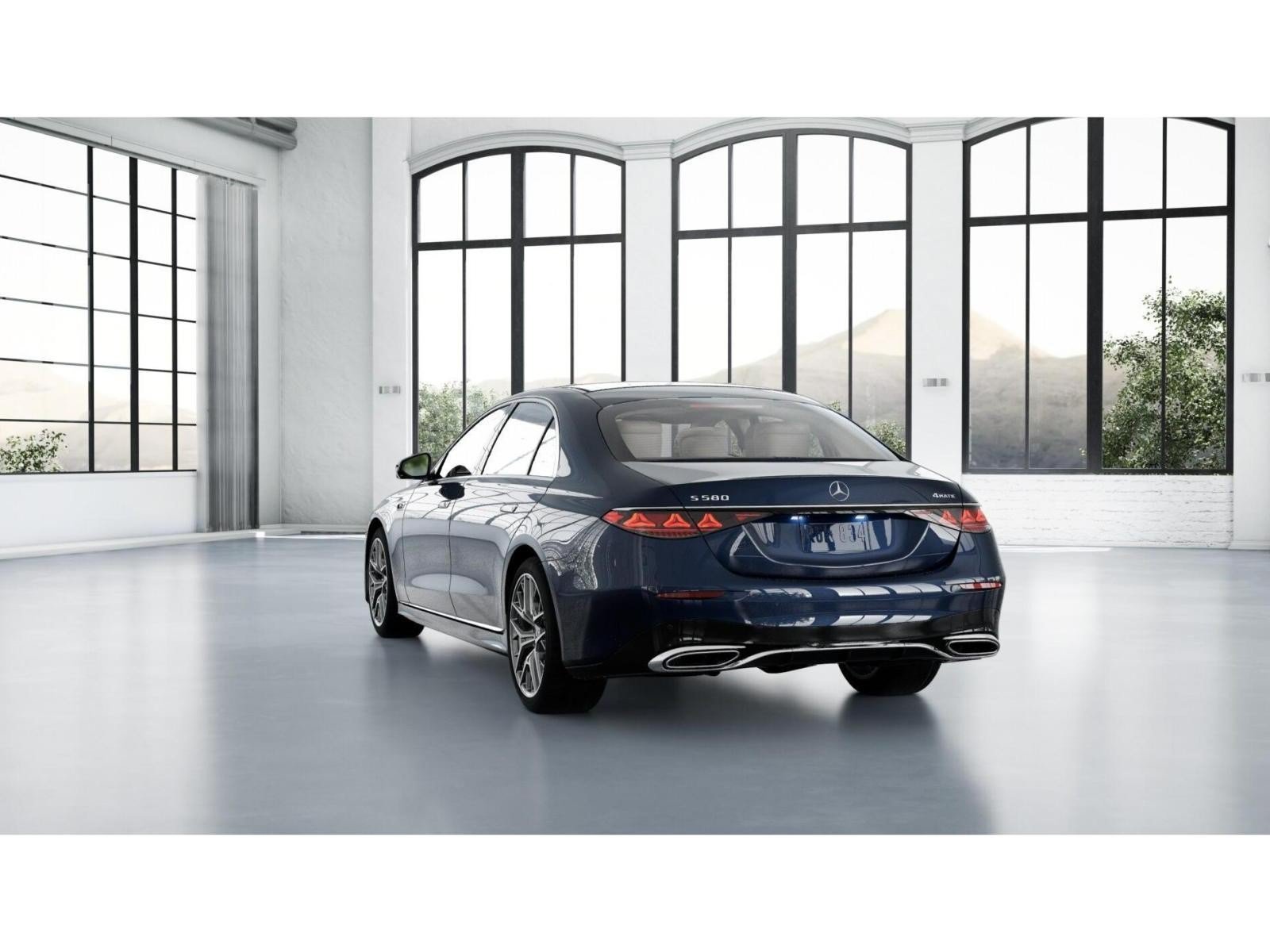 New 2027 Nautical Blue Metallic Mercedes-Benz S 580 4D Sedan 4MATIC® image 28