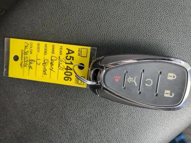 Used 2021 PACIFIC BLUE METALLIC Chevrolet LT image 33