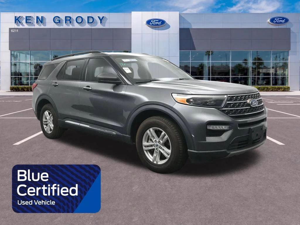 Certified Used 2023 Gray Ford XLT image 1