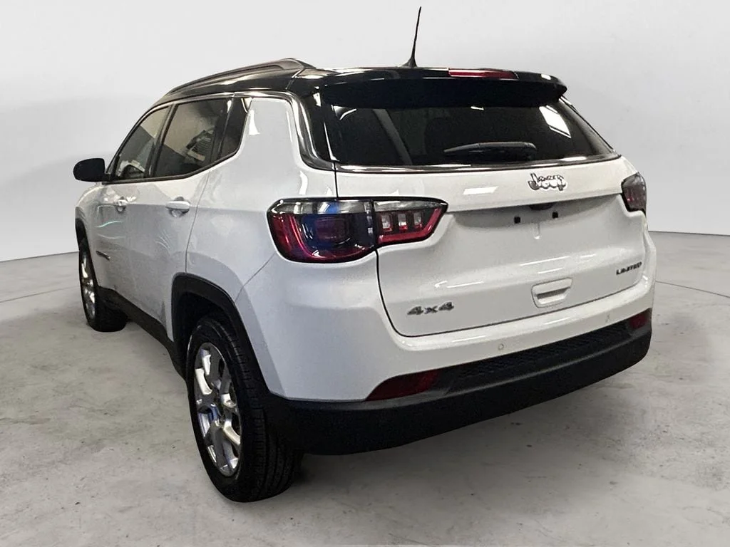 Used 2025 Bright White Jeep Limited image 3