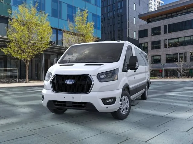 New 2026 Oxford White Ford Passenger Van XLT image 2