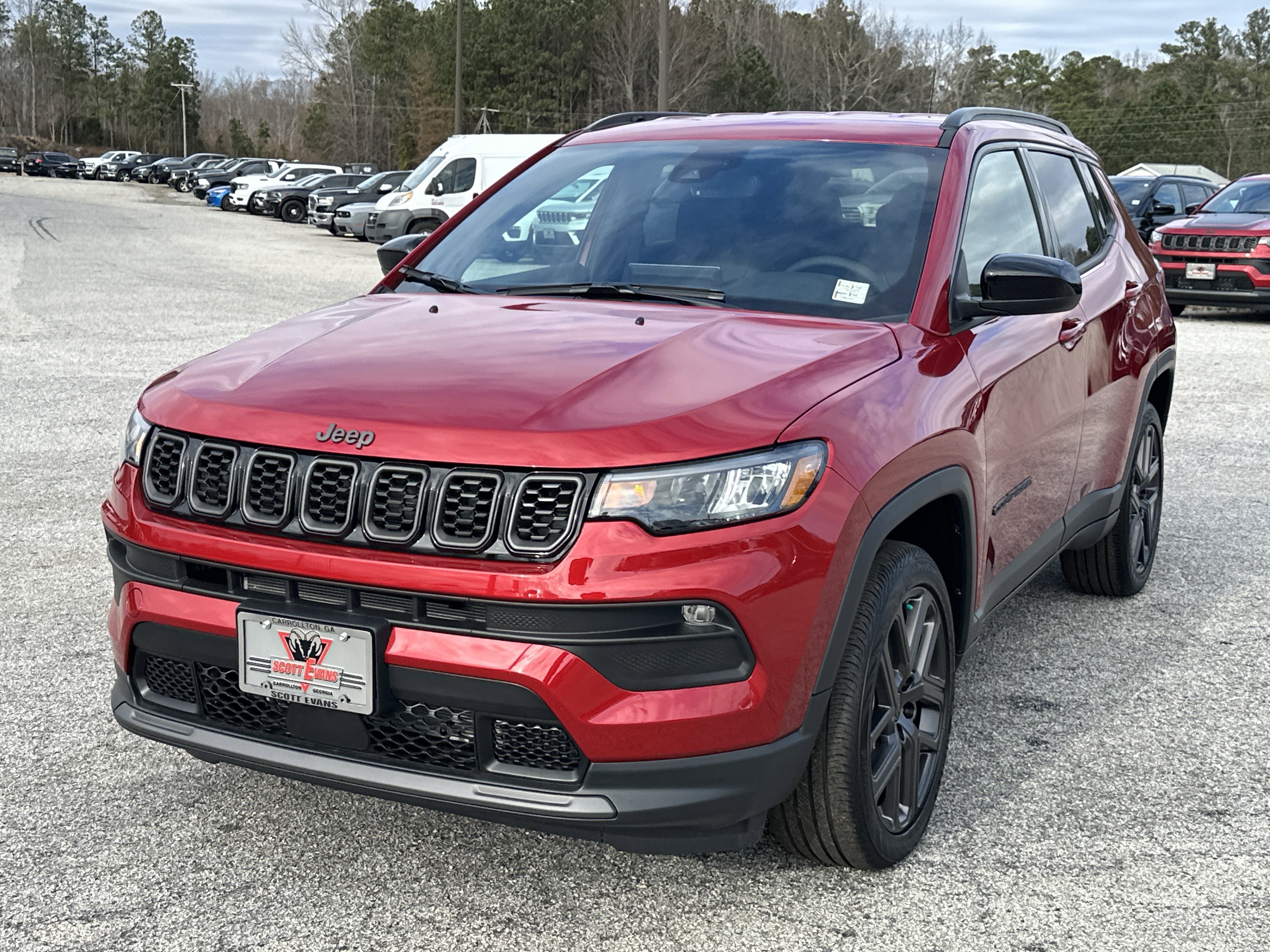 New 2026 Red Hot Pearl-Coat Exterior Paint Jeep Latitude Altitude image 4