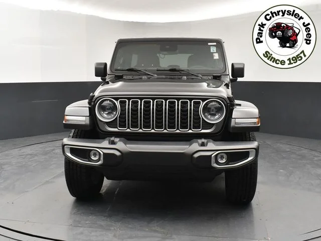 Used 2024 Jeep Wrangler 4-Door Sahara with VIN 1C4PJXEG5RW346226 for sale in Burnsville, Minnesota