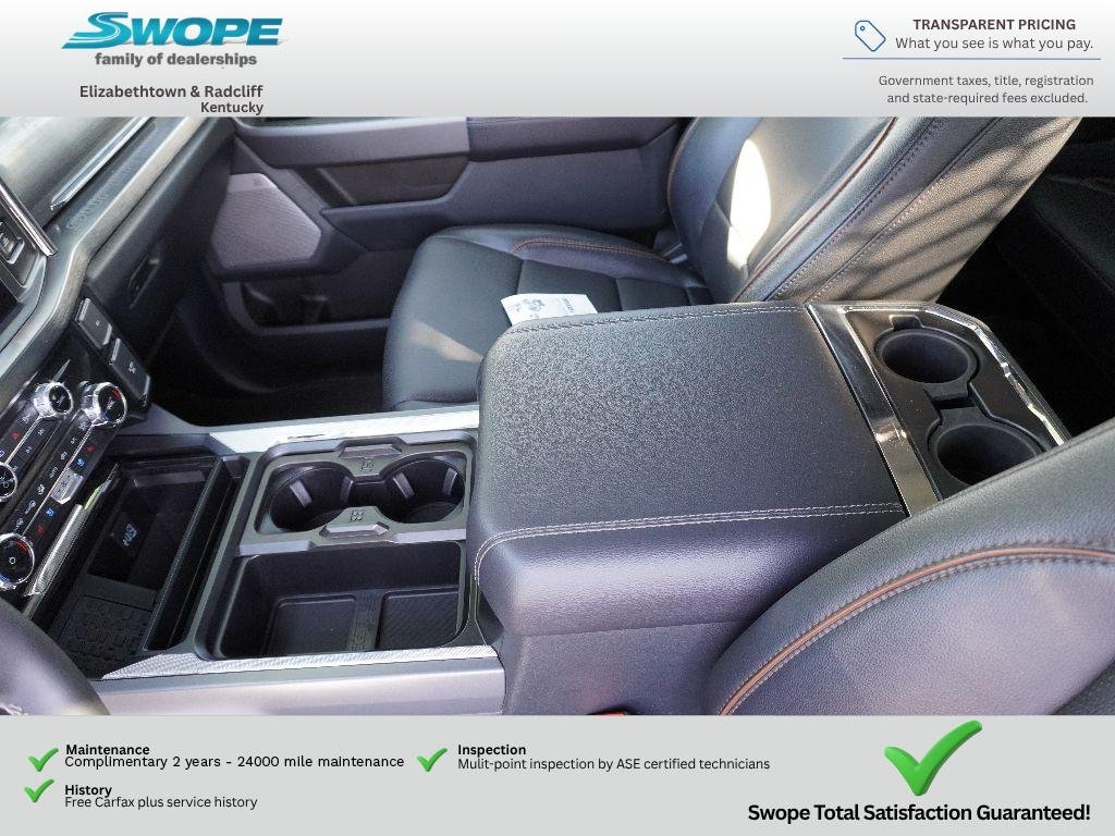 Used 2025 Glacier Gray Metallic TriCoat Ford LARIAT image 30