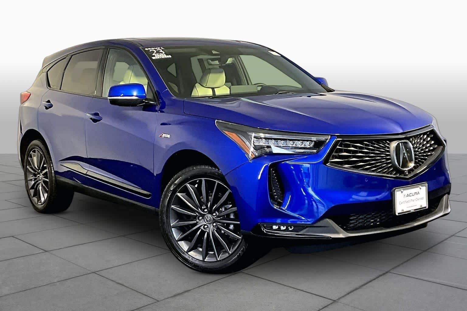 Certified Used 2023 Apex Blue Pearl Acura With A-Spec Advance Package image 3