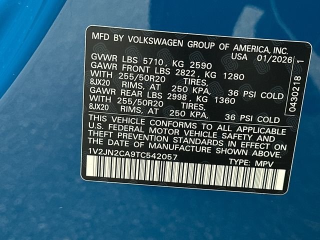 New 2026 Blue Volkswagen 2.0T SE w/Technology image 39