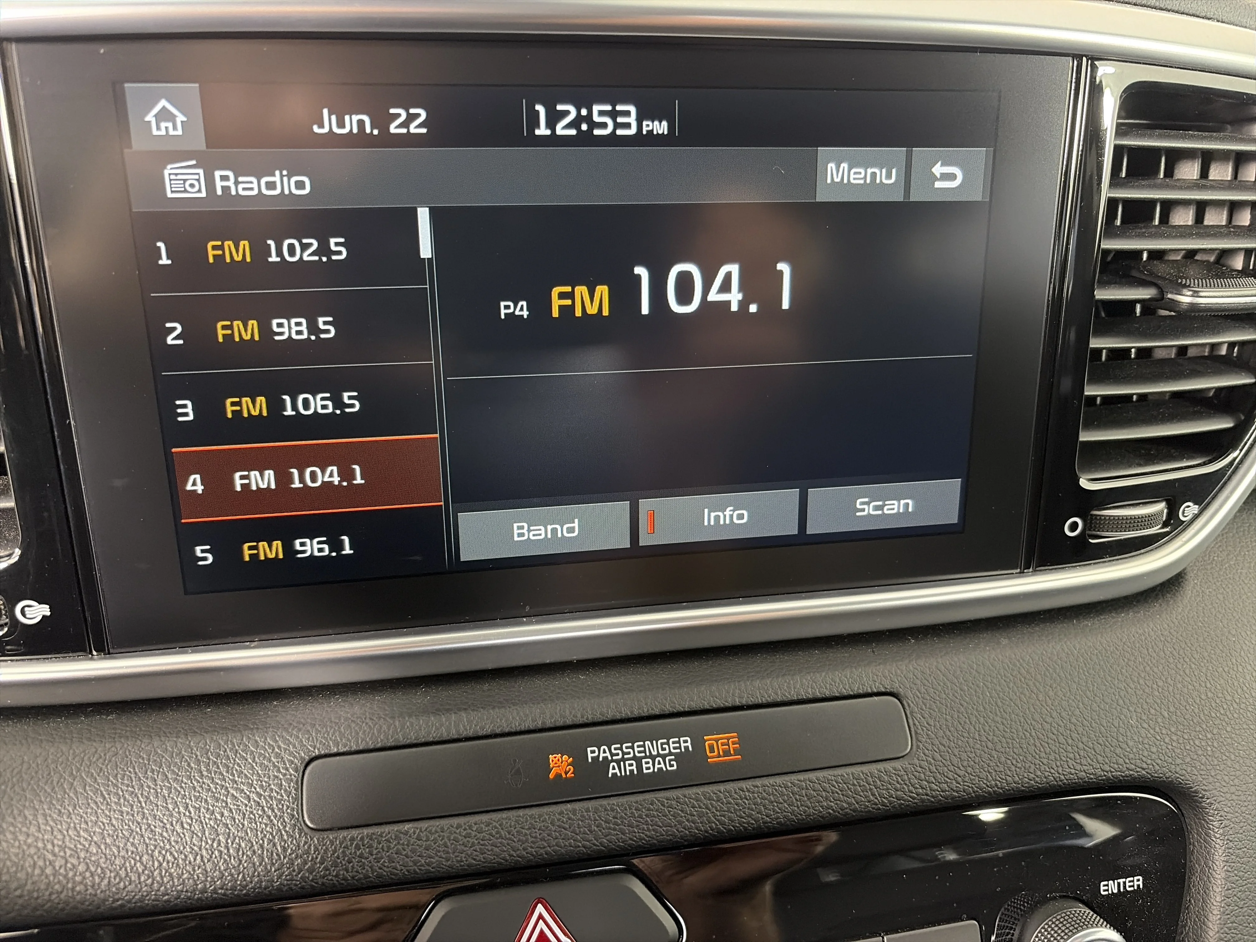 Used 2022 Pacific Blue Kia EX image 23