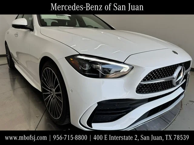 New 2026 Polar White Mercedes-Benz C 300 image 1