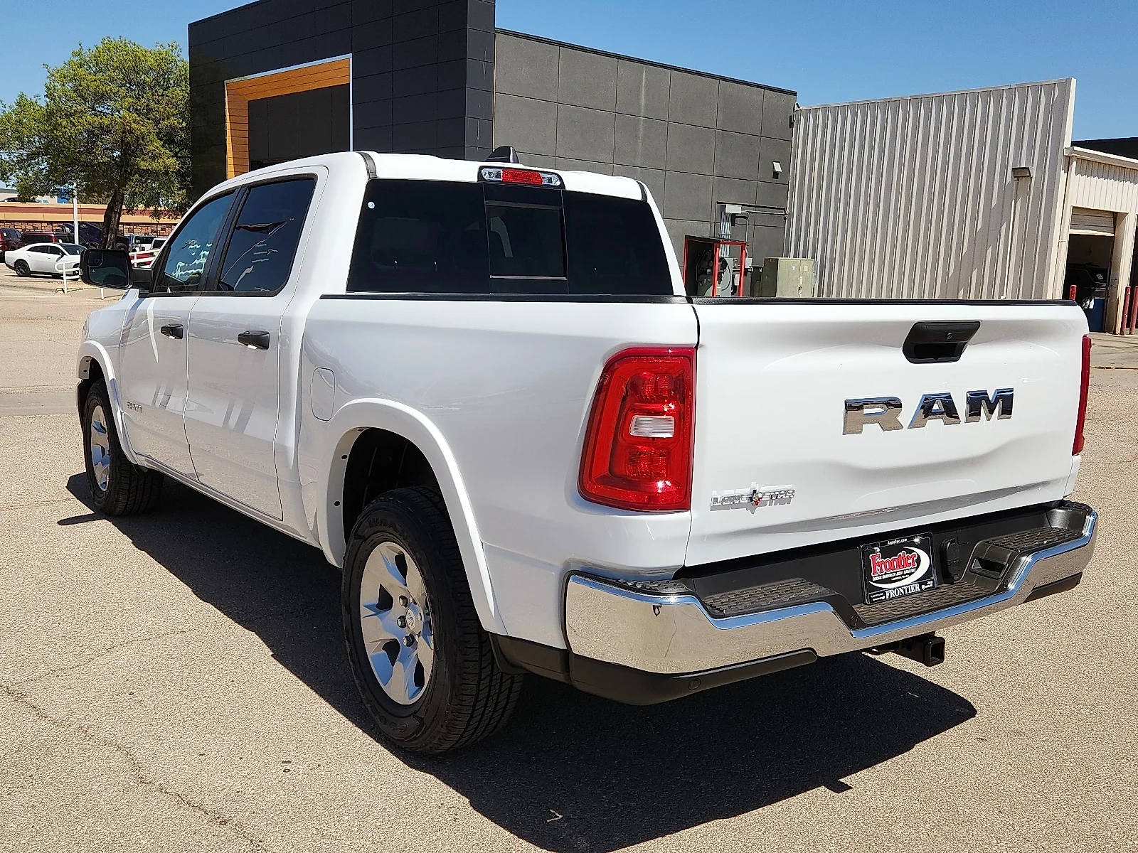 New 2026 Bright White Clear-Coat  Paint Ram LONE STAR CREW CAB 4X2 5
