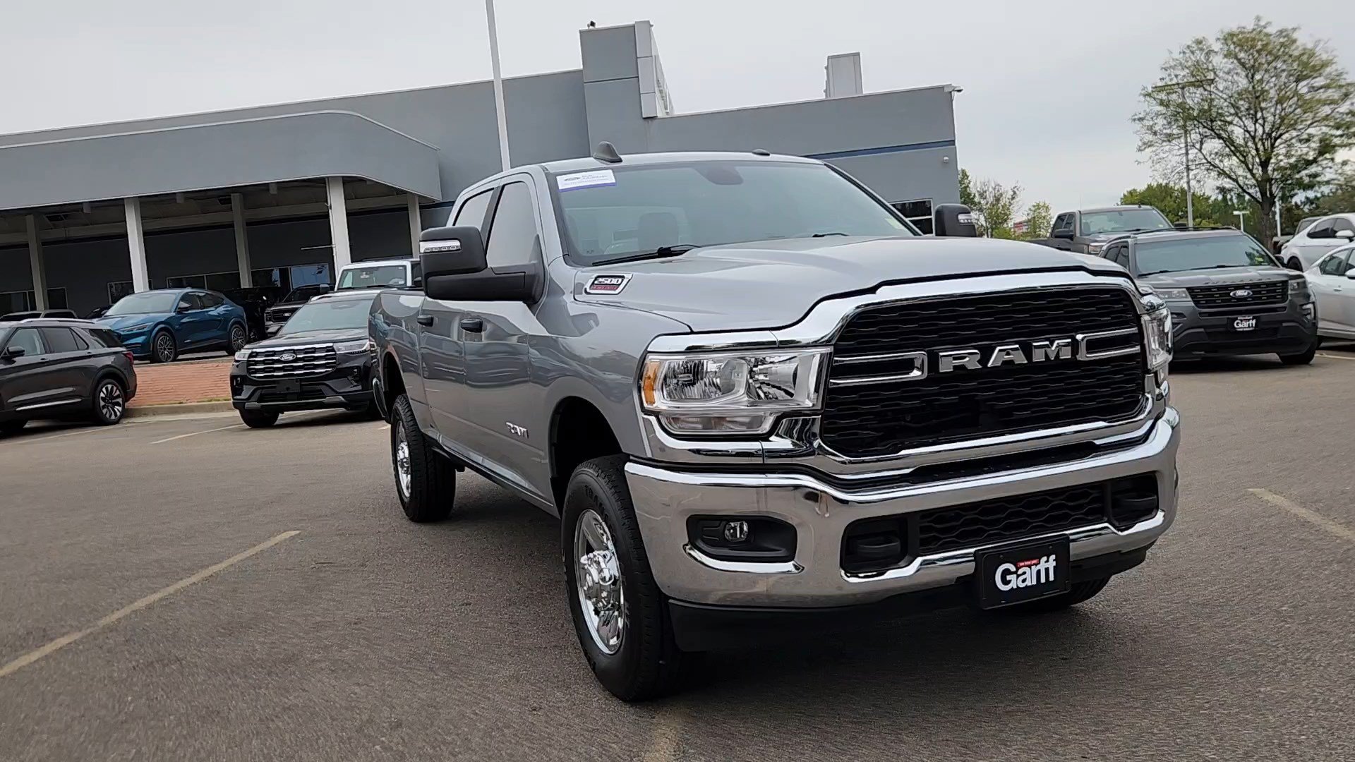 Used 2024 Billet Silver Metallic Clearcoat Ram Big Horn image 6
