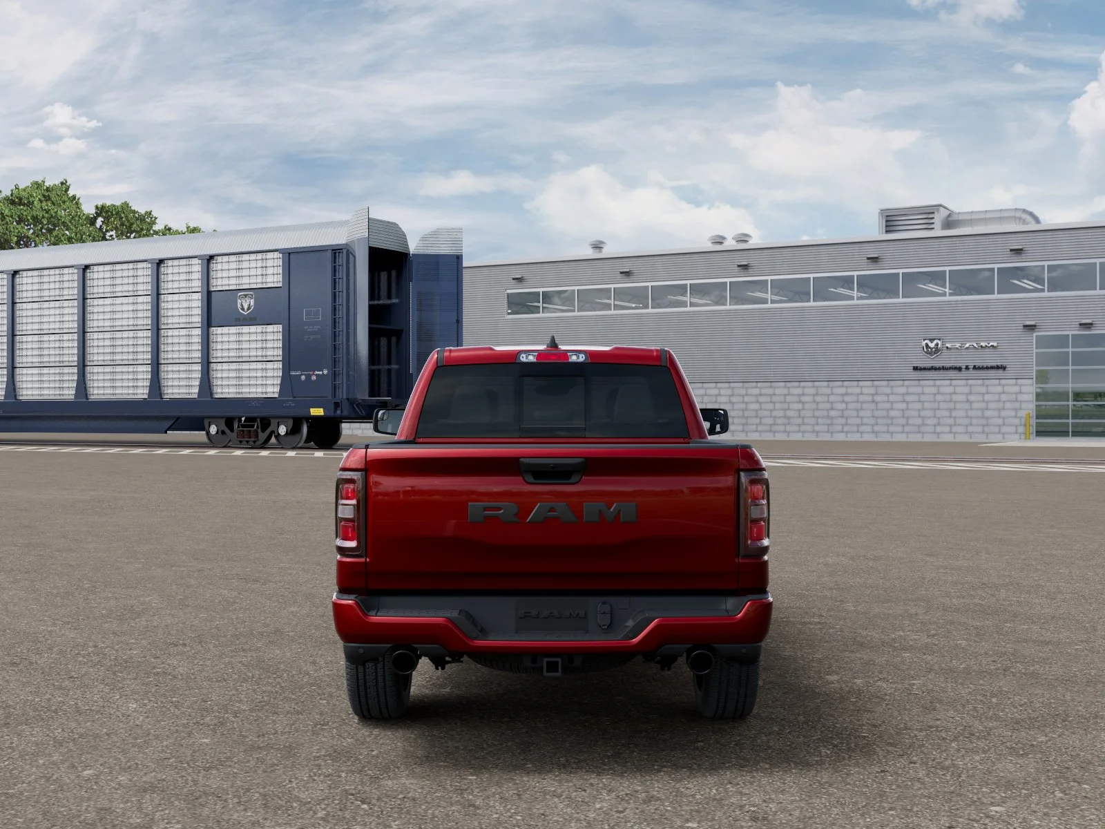 New 2026 Molten Red Pearlcoat RAM Express image 7