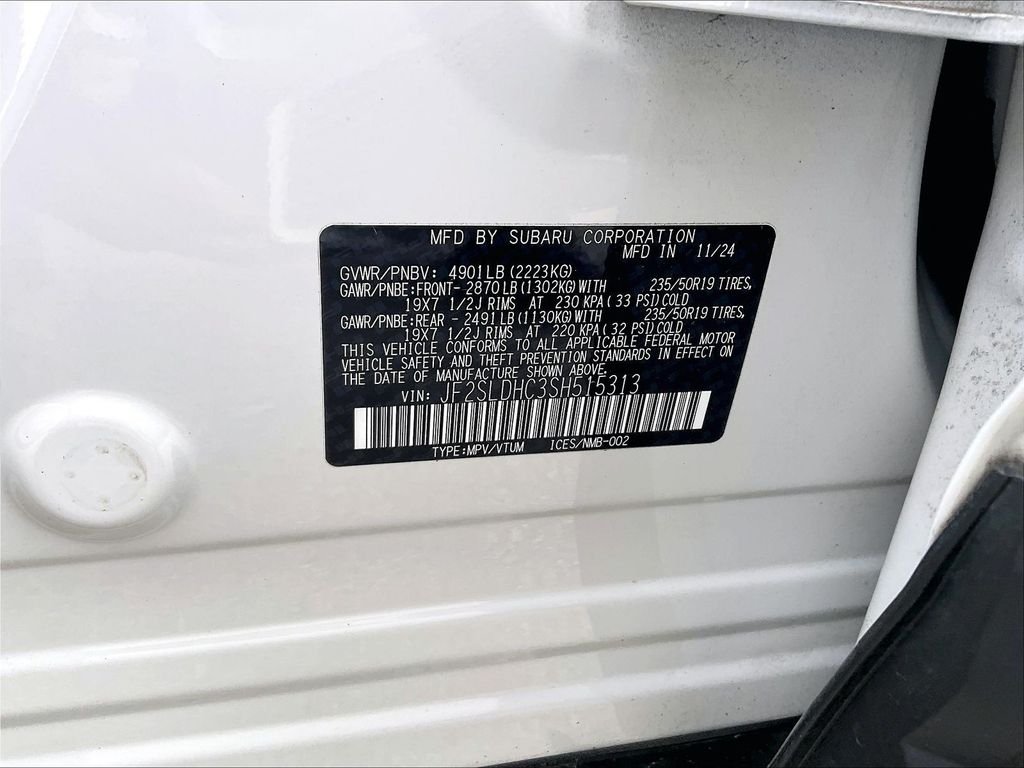 Used 2025 Crystal White Pearl Subaru Sport image 32
