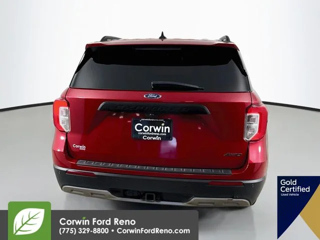 Certified Used 2022 Red Metallic Ford XLT image 9