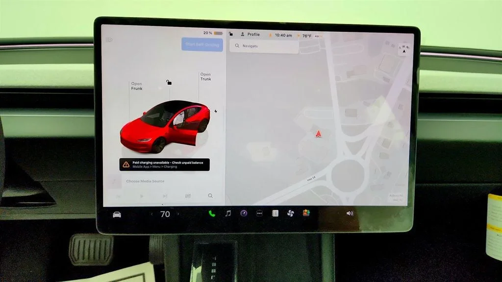 Used 2026 Ultra Red Tesla Long Range RWD w/ White & Black Premium Interior image 17