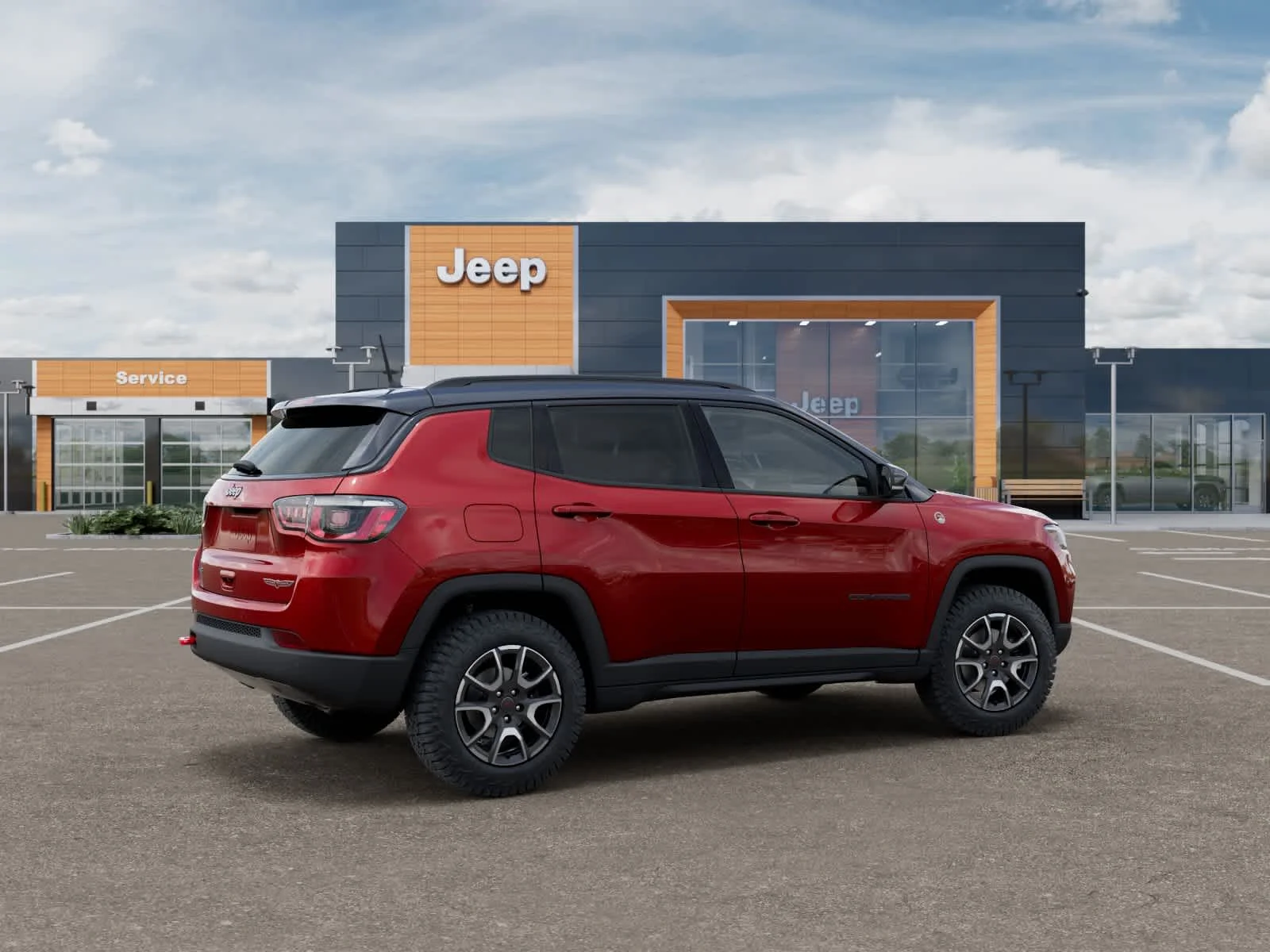New 2026 Red Hot Pearlcoat Jeep Trailhawk image 4