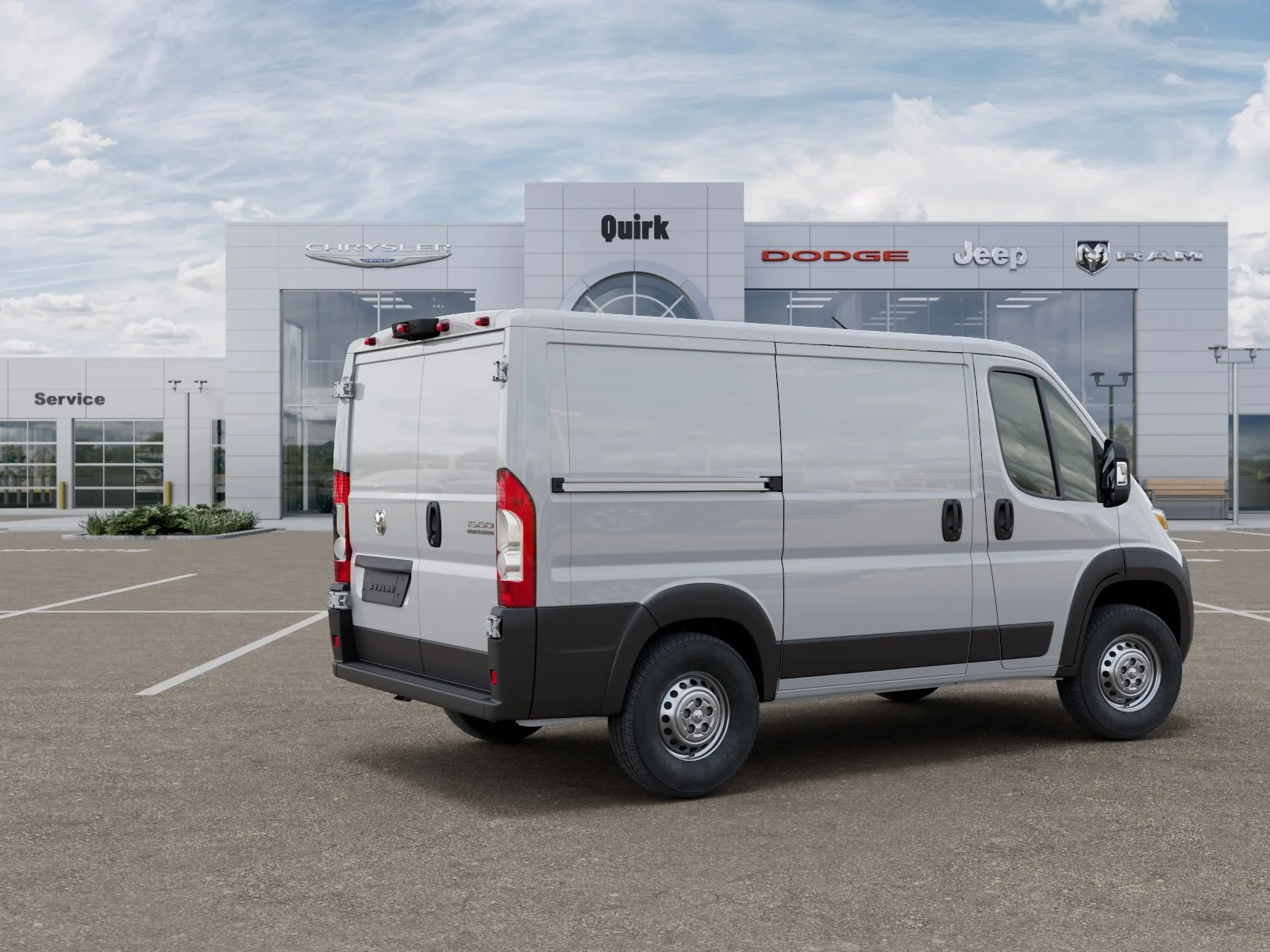 New 2026 Bright White Clear-Coat Exterior Paint RAM Tradesman 1500 Low Roof 118 WB w/Pass Seat image 30