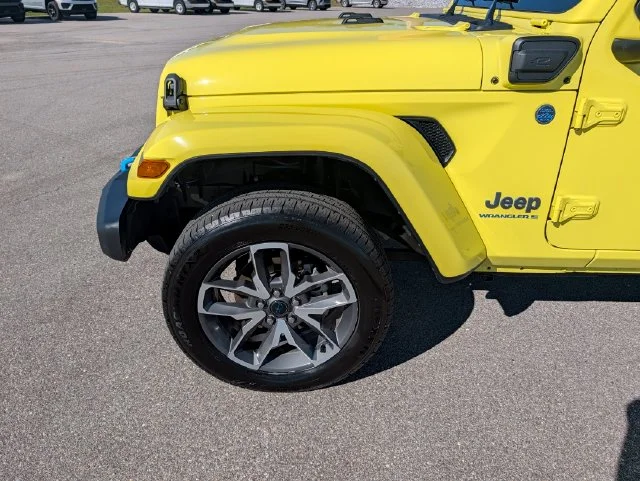 Used 2024 Yellow Jeep Sport S 4xe image 27