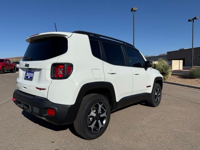 Used 2022 Alpine White Clearcoat Jeep Trailhawk image 5