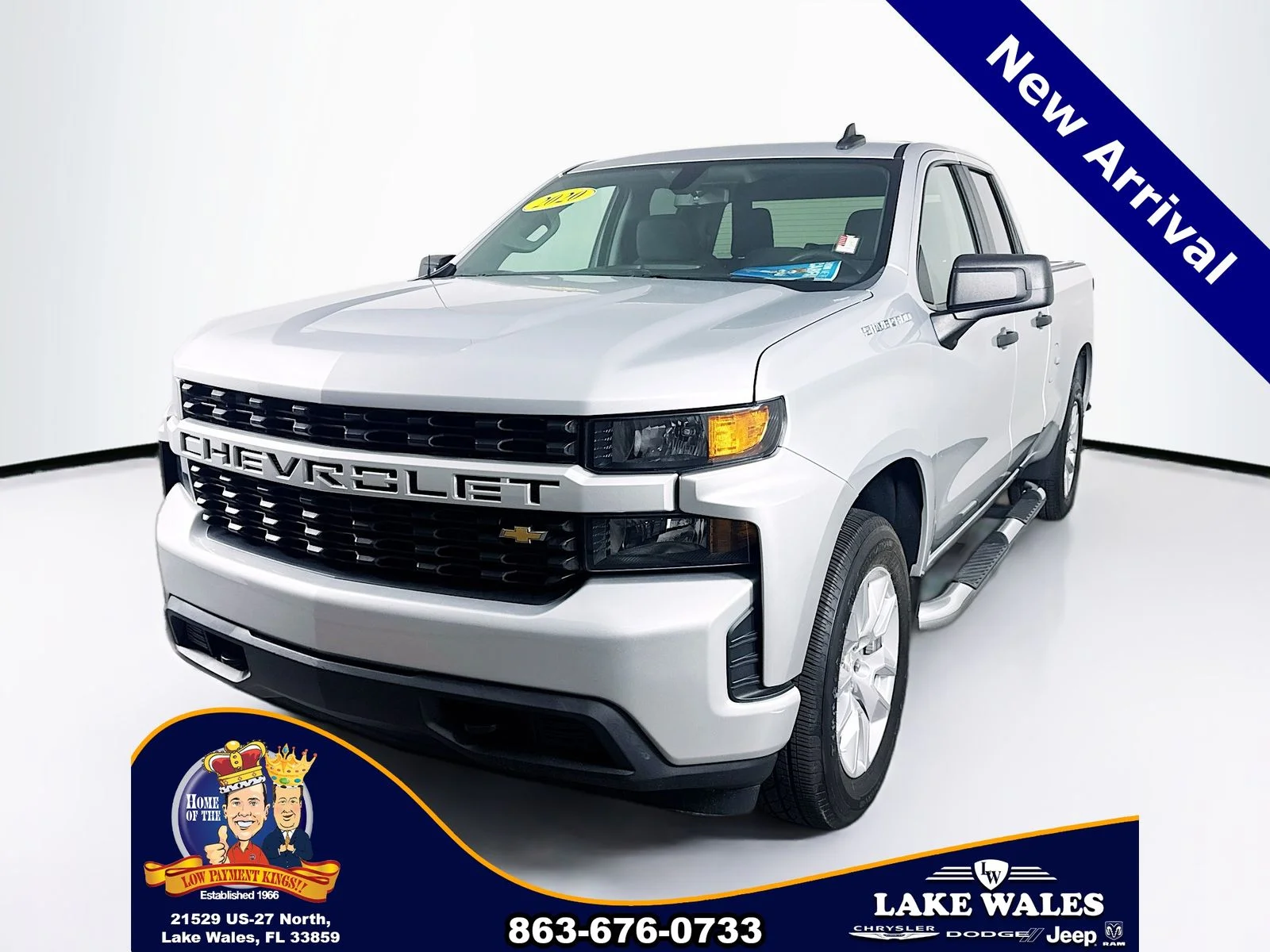 Certified Used 2020 Silver Chevrolet Custom image 3