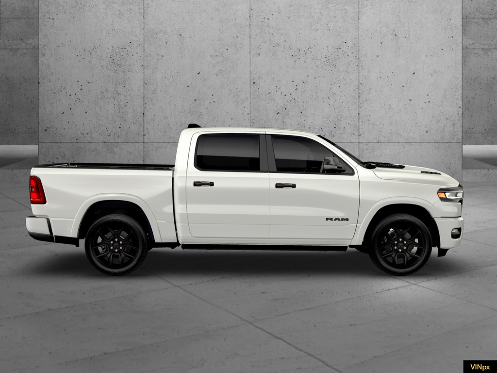 New 2026 Bright White Clear-Coat Exterior Paint RAM Laramie image 8