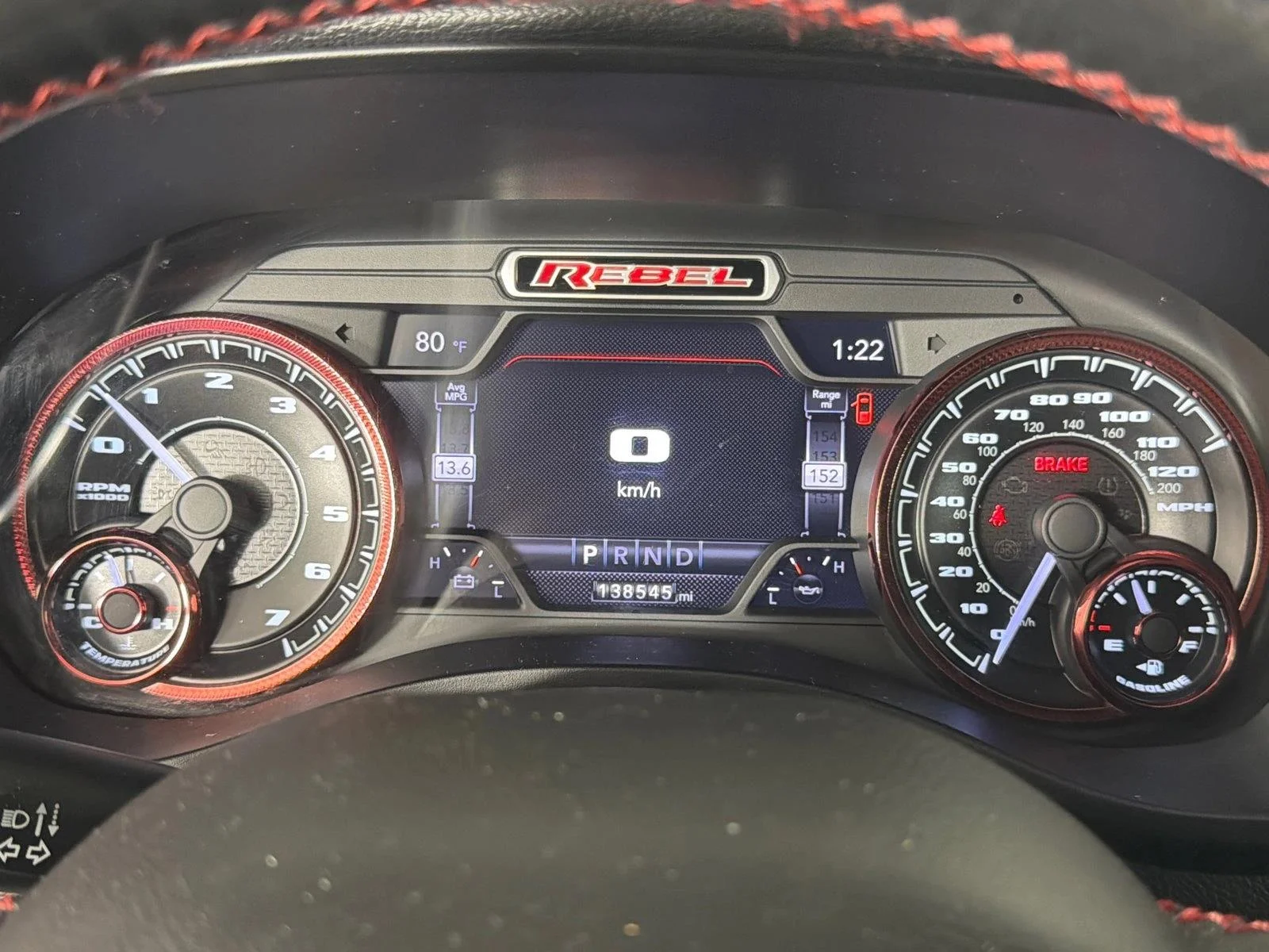 Used 2020 Granite Crystal Metallic Clearcoat Ram Rebel image 27