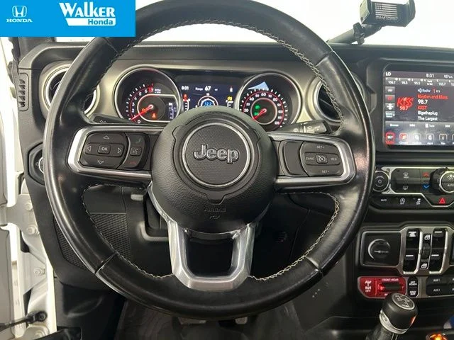 Used 2021 Bright White Clearcoat Jeep Rubicon image 20