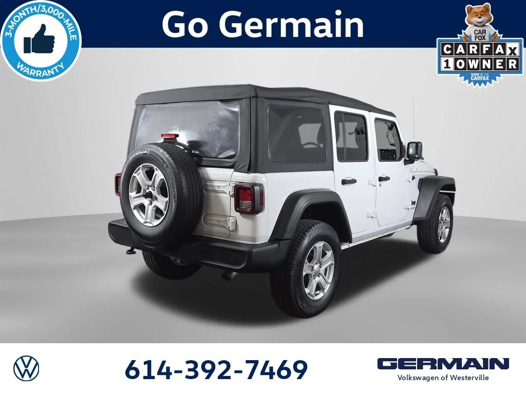 Used 2022 White Jeep Unlimited Sport S image 8