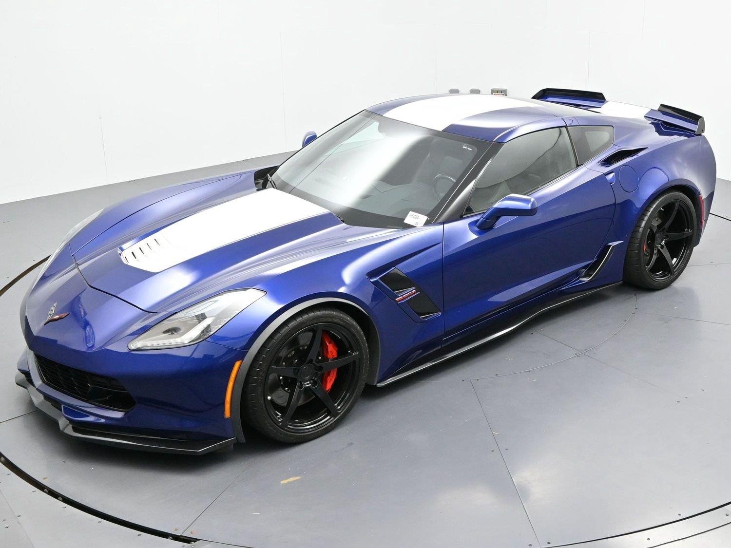 Used 2017 Admiral Blue Metallic Chevrolet Grand Sport 1LT image 38
