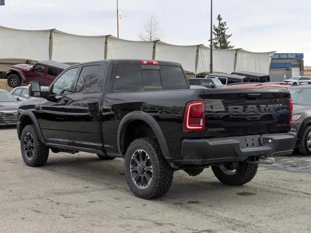 New 2026 Black RAM Rebel - - 4x4 - Cummins HO Diesel - Level 1 & Safety Grp - 5th Wheel Tow Grp & More! image 6