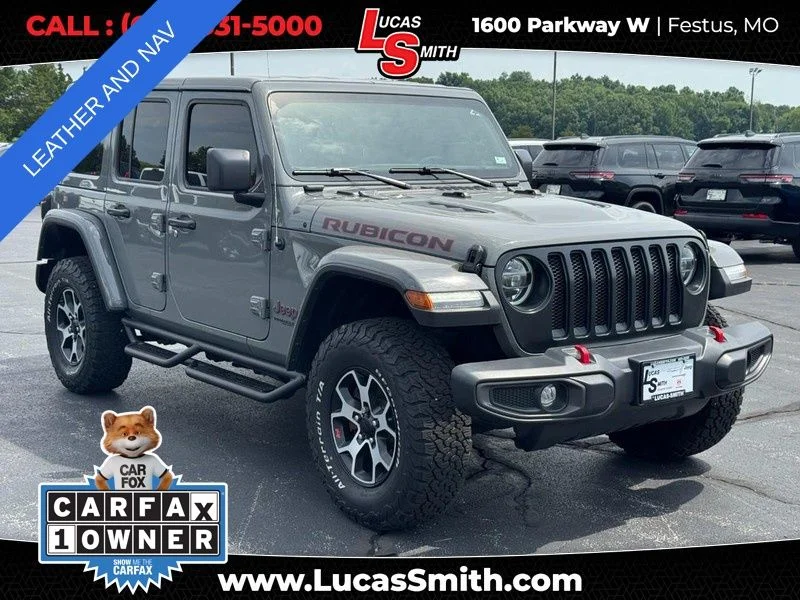 Used 2022 Gray Jeep Unlimited Rubicon image 1