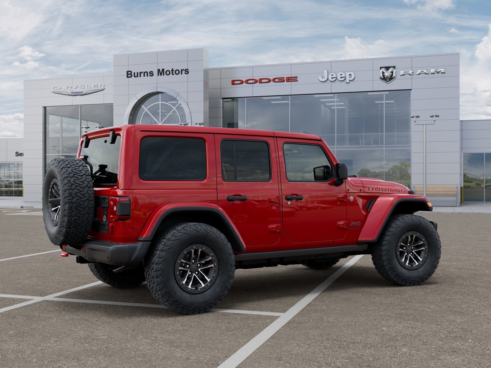 New 2026 Firecracker Red Clear-Coat Exterior Paint Jeep Rubicon X 4-Door image 30
