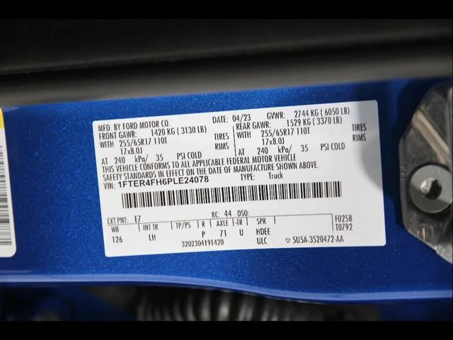 Certified Used 2023 Velocity Blue Ford XLT image 48