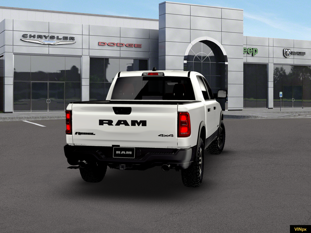 New 2026 Bright White Clear-Coat Exterior Paint RAM Rebel image 13