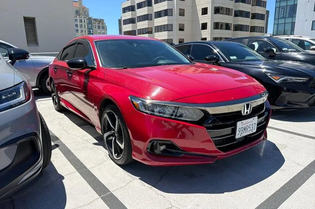 Used 2022 San Marino Red Honda Sport Special Edition image 2
