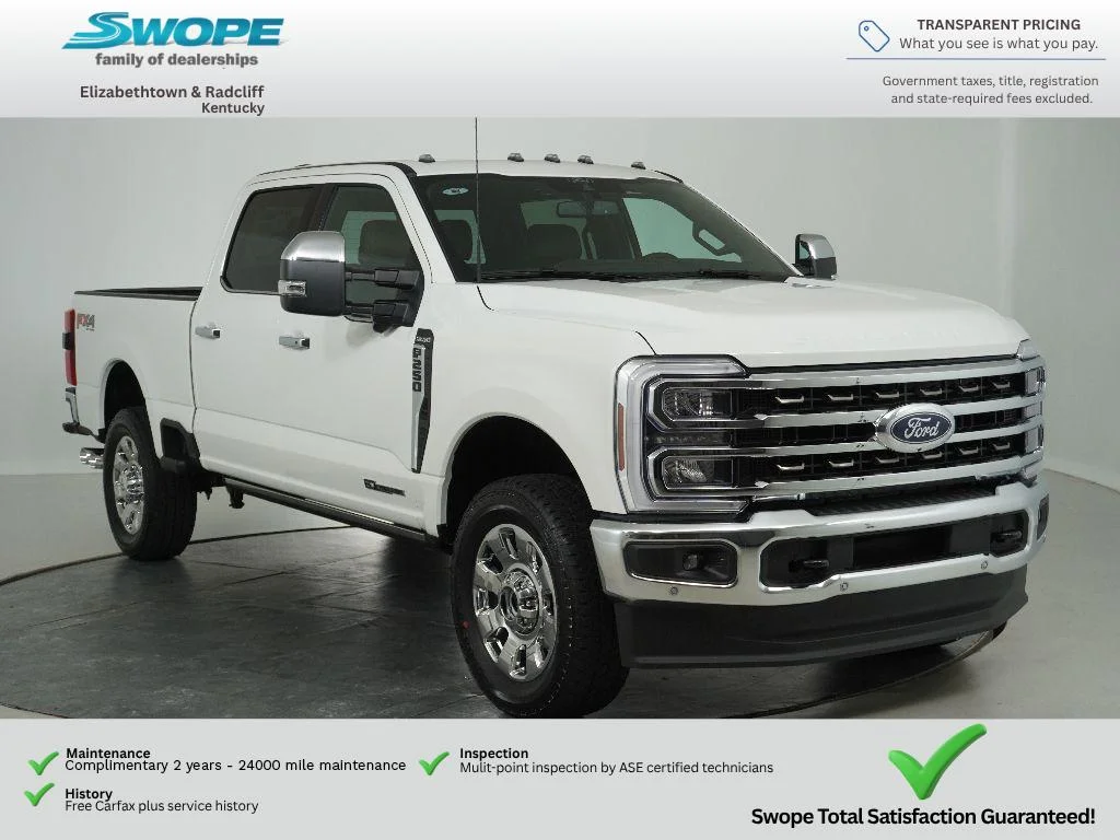 New 2026 Star White Metallic Tri-Coat Ford F-250® King Ranch® image 1