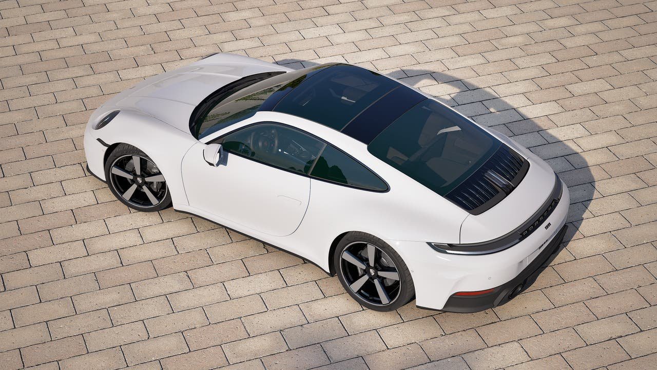 New 2027 White Porsche Carrera image 4