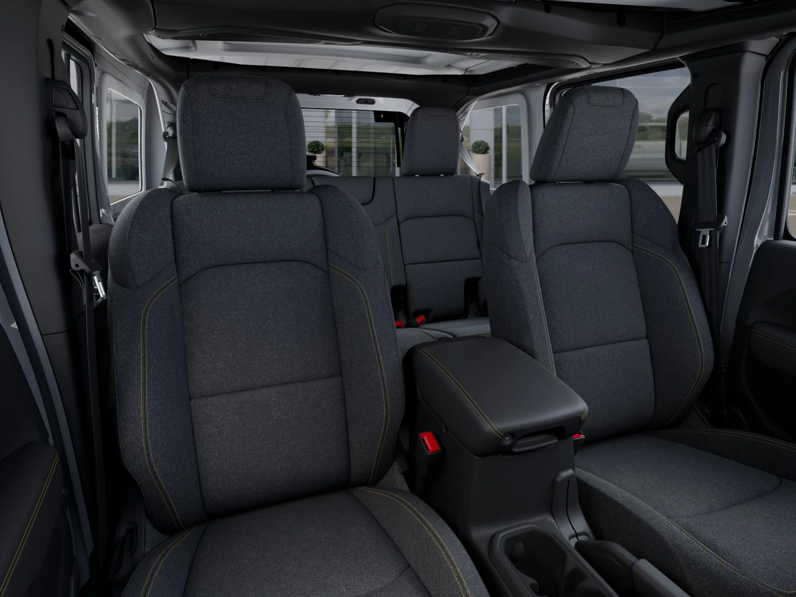 New 2025 Bright White Clear-Coat Exterior Paint Jeep Sahara image 59