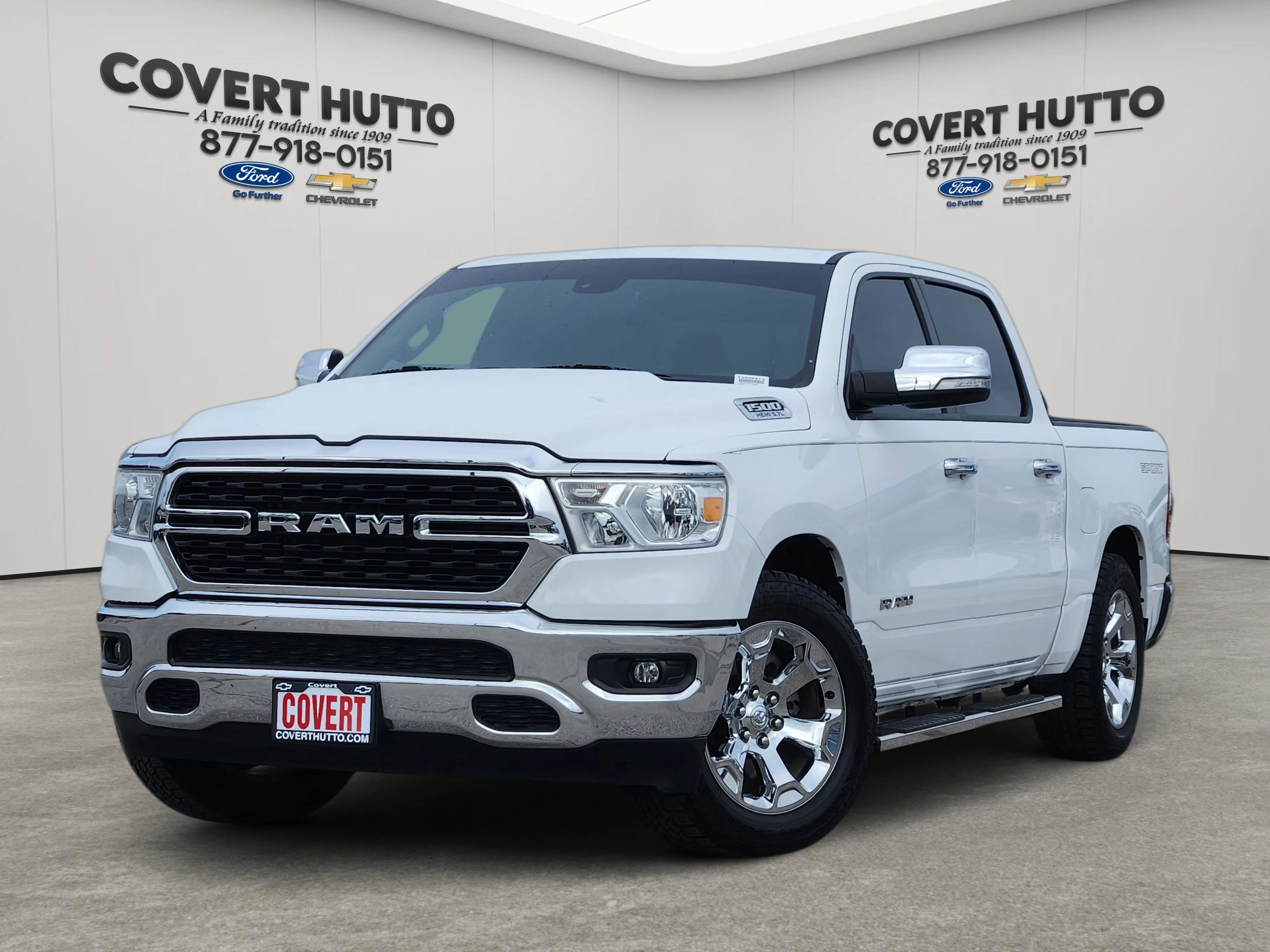 Used 2022 Bright White Clearcoat Ram Big Horn/Lone Star image 1