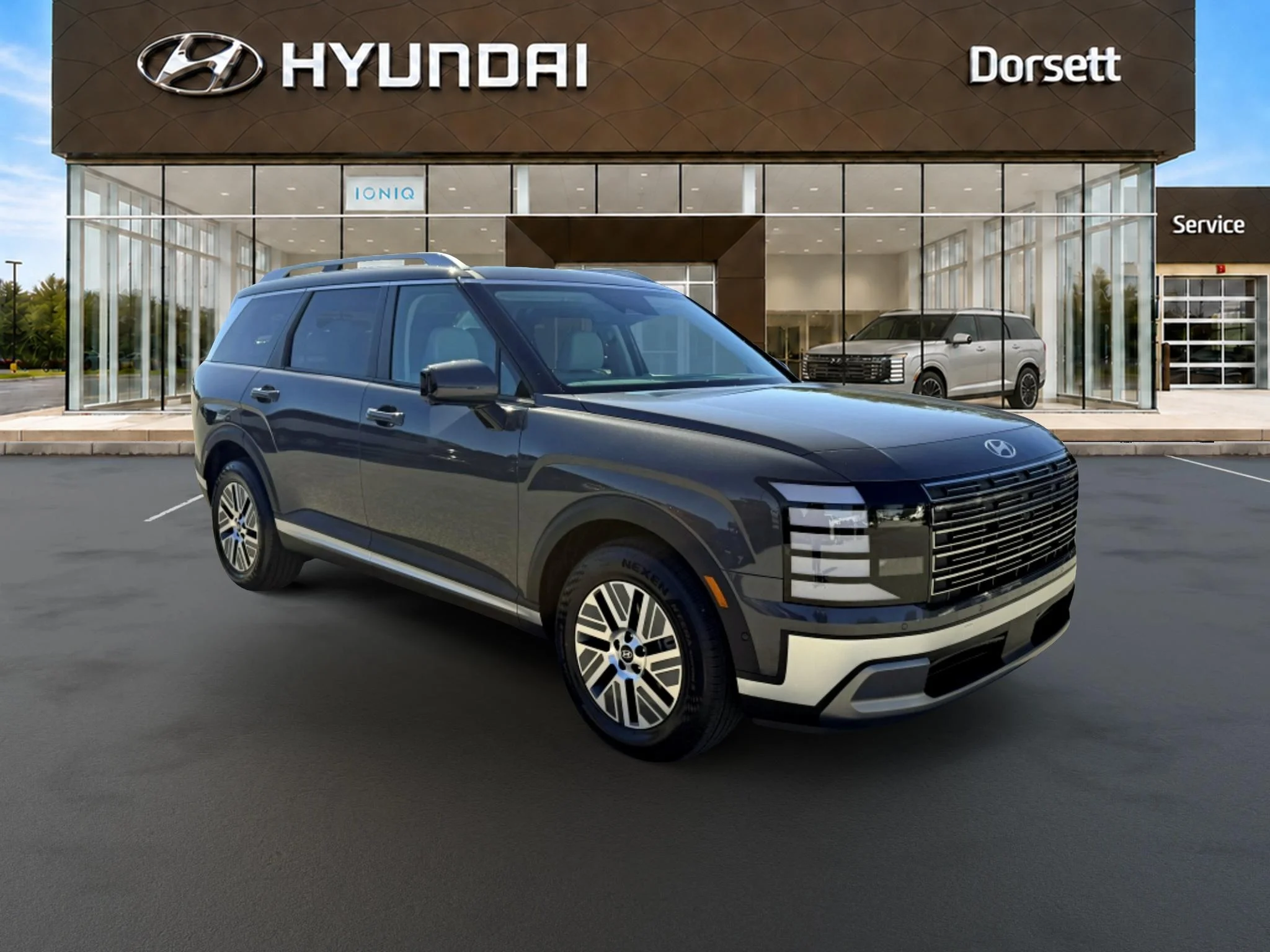 New 2027 Ecotronic Gray Pearl Hyundai SEL Premium 7P image 8