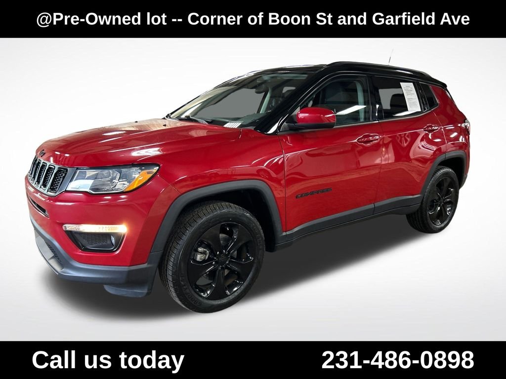 Used 2020 Red Jeep Latitude image 1