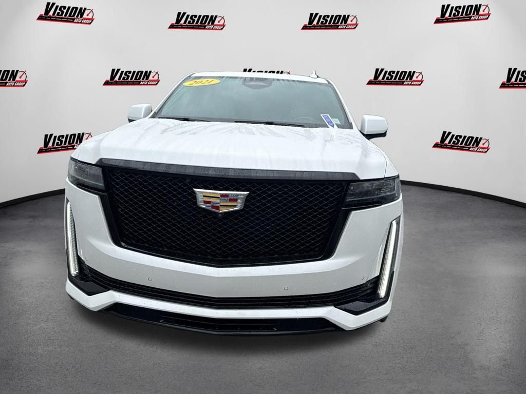 Used 2021 White Cadillac Sport image 2
