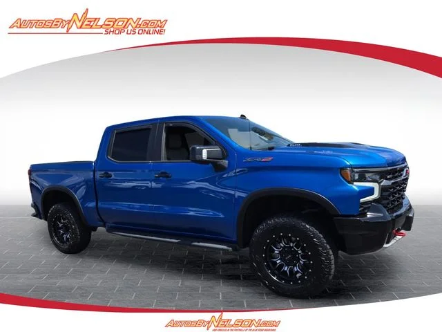 Used 2022 Glacier Blue Metallic Chevrolet ZR2 image 1