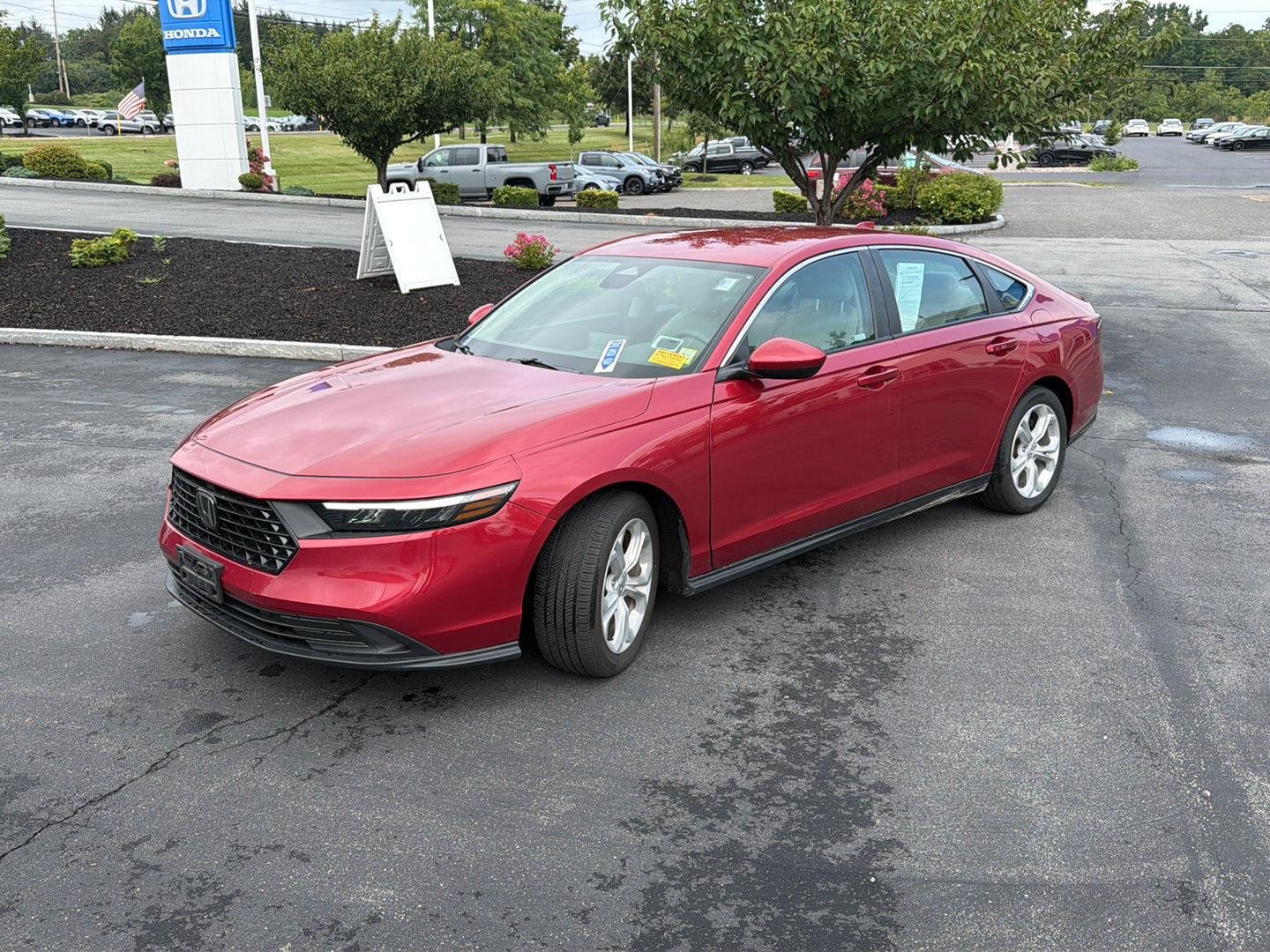 Used 2024 Radiant Red Metallic Honda LX image 3