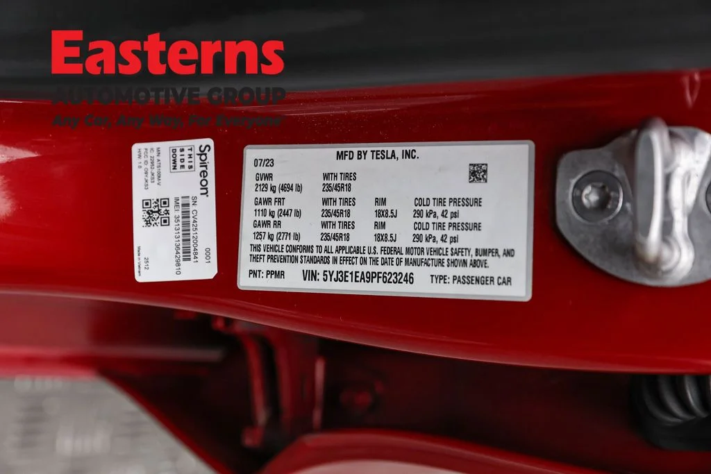 Used 2023 Red Tesla Base image 30