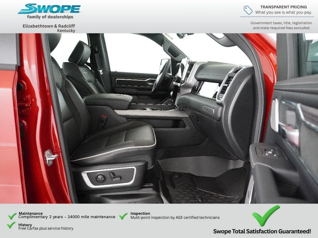 New 2026 Molten Red Pearl-Coat Exterior Paint RAM Laramie image 10