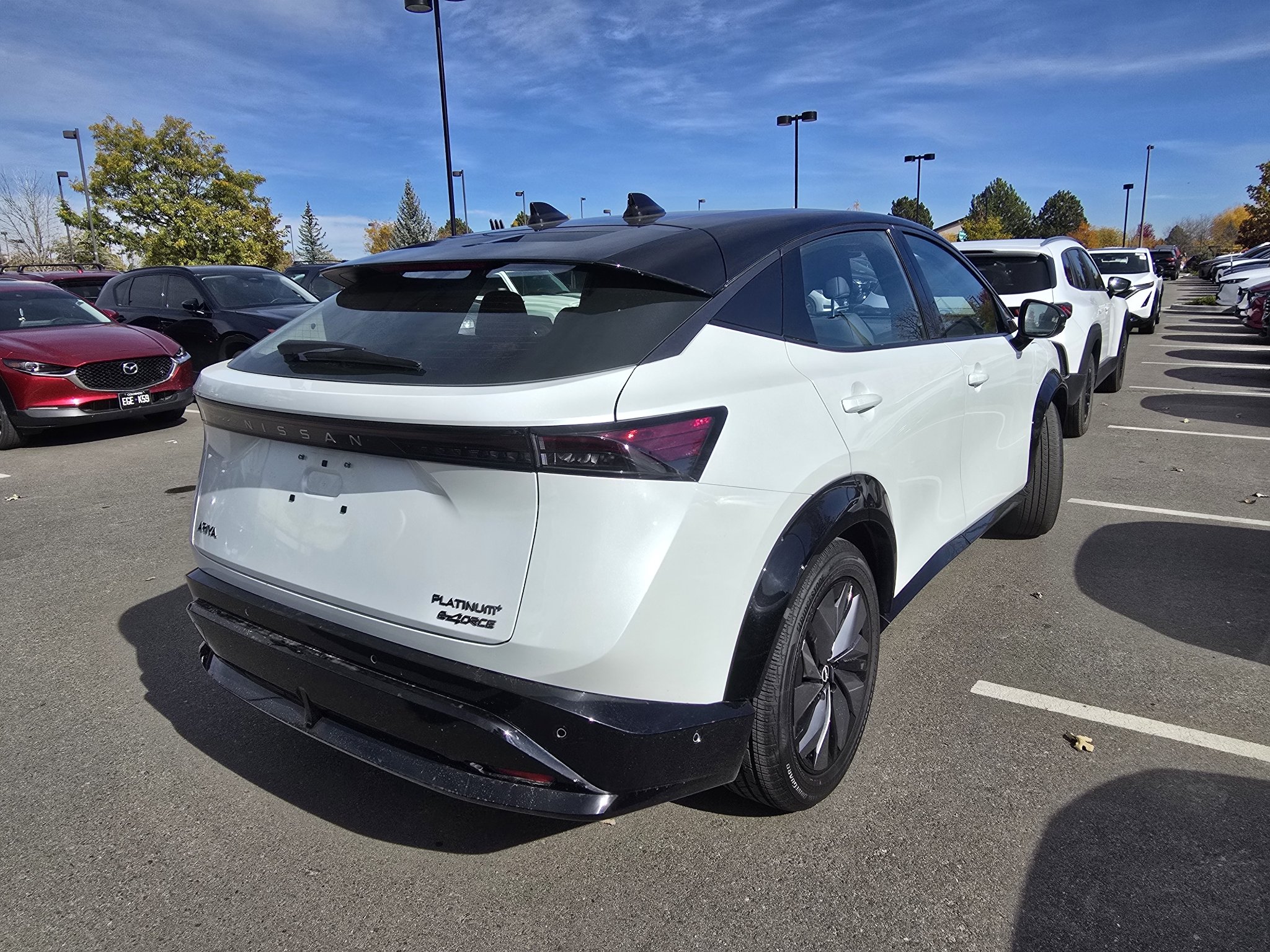 Used 2023 Everest White Pearl Tricoat/Black Diamond Pearl Nissan PLATINUM+ image 5