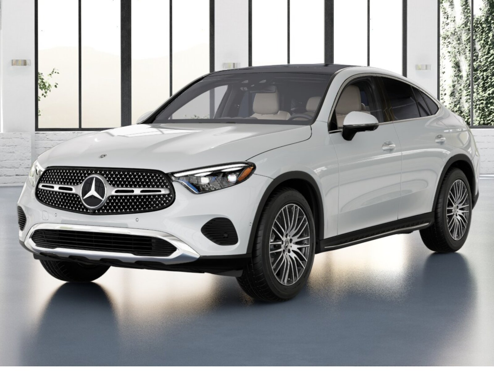 New 2026 MANUFAKTUR Moonlight White Metallic Mercedes-Benz GLC 300 image 1
