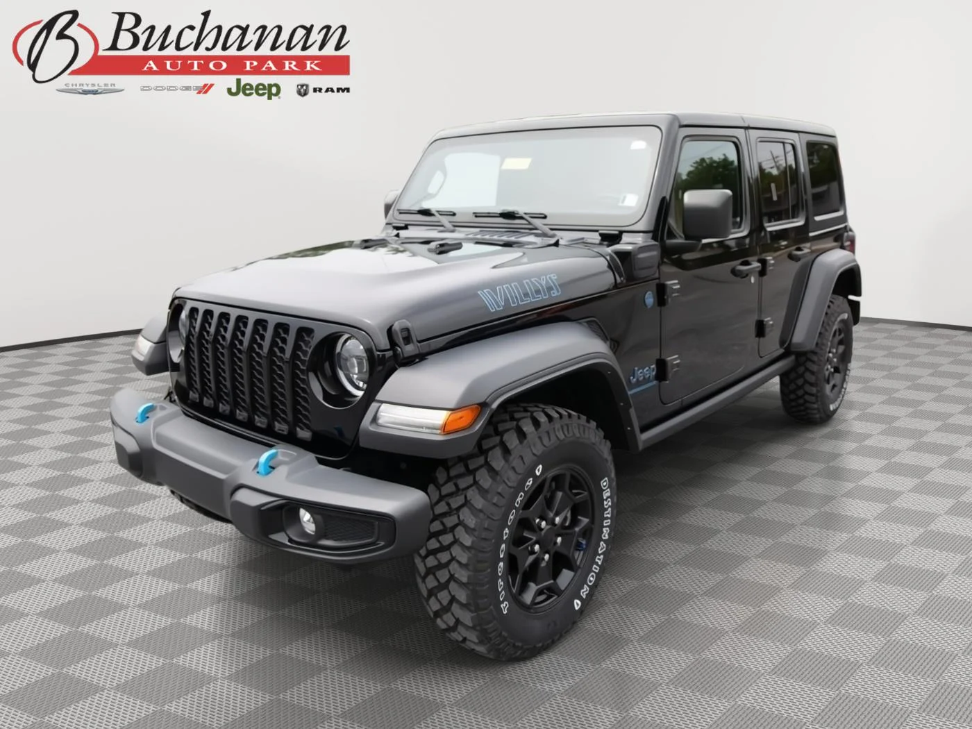 Used 2023 Black Clearcoat Jeep 4X4 image 1