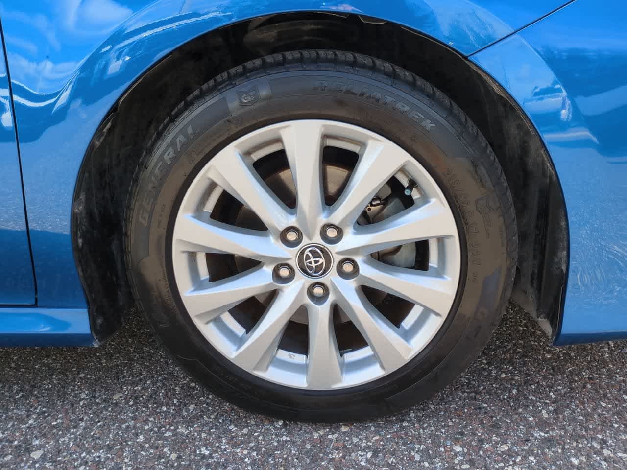 Certified Used 2020 Blue Streak Metallic Toyota LE image 11