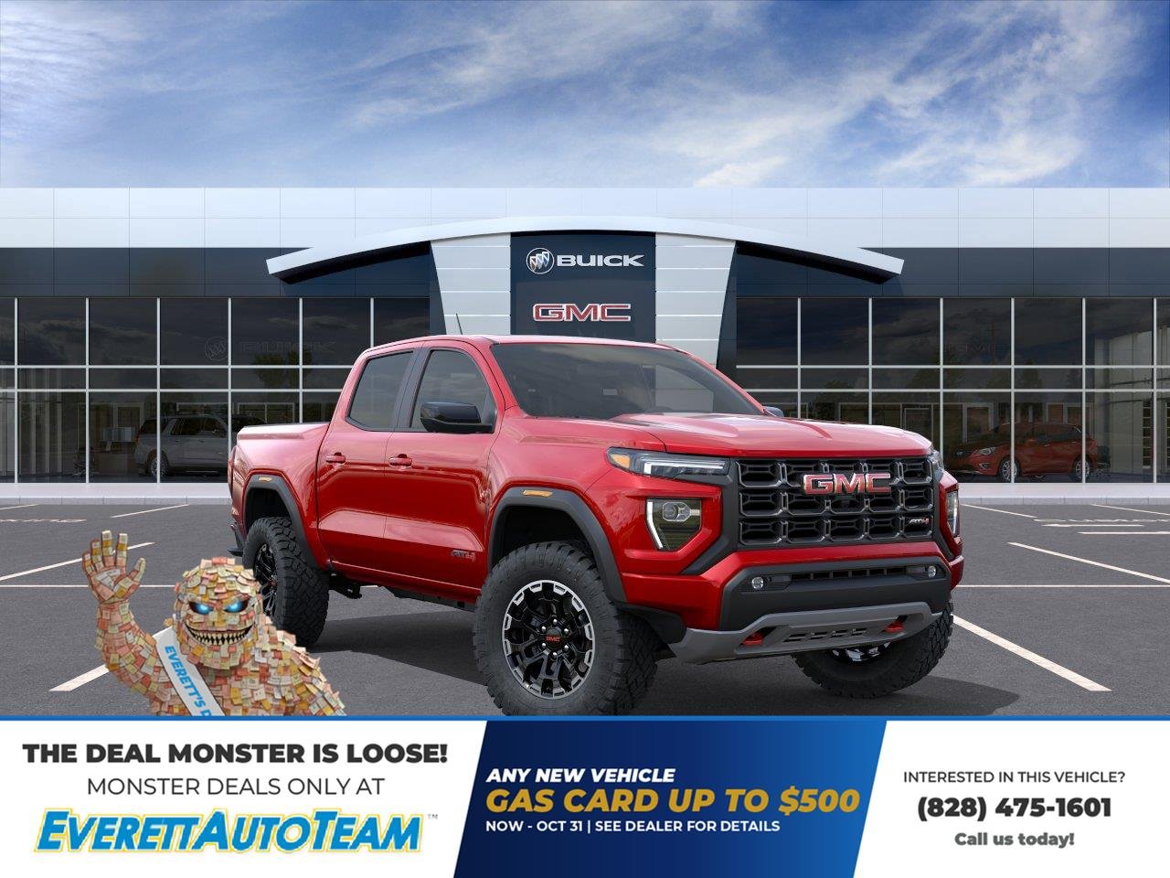 New 2026 Volcanic Red Tintcoat GMC AT4 image 1